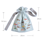 Embroidery diy drawstring pocket material - Image 5