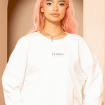 Round Neck Printed Pullover