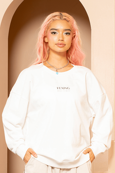 Round Neck Printed Pullover