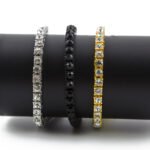 Cross-border Hip Hop Jewelry Full Rhinestone 5mm Tennis Chain Row Bracelet Men's Fashion Trend Jewelry Wholesale - Image 2
