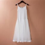 Autumn new Japanese sweet all-match modal cotton bottoming vest camisole skirt slim lace dress