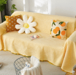 Cotton and linen sofa towel simple sofa cover full cover four seasons universal sofa cushion anti-cat scratching machine washable Nordic style