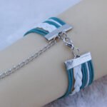 European and American retro bracelet hand-woven anchor LOVE8 word bracelet woven bracelet wholesale - Image 3