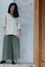 Big clumsy spring and summer style slanted breasted buckle short gown women's beige 60803 one piece dropshipping - Image 3