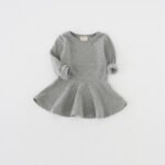 Children's clothing autumn and winter cotton girl's dress ruffled long-sleeved children's skirt 1-4 years old baby skirt wholesale - Image 7