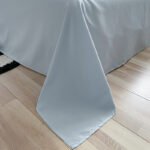Sleeping treasure (SOMERELLE) four-piece washed cotton solid color bedding set quilt cover sheet pillowcase 1.5/1.8m bed - Image 7