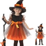 2022 Halloween costumes European and American children cosplay anime costumes witch cosplay Halloween costumes