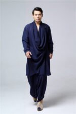 Improved Hanfu cotton and hemp tea suit - Image 2