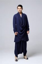 Improved Hanfu cotton and hemp tea suit - Image 3