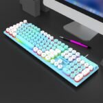 Viper K4 wired game color-blocking keyboard desktop computer accessories luminous manipulator feel wired backlit keyboard - Image 3