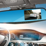 Rearview mirror driving recorder wholesale front and rear lens HD night vision electronic dog 1080P reversing image one