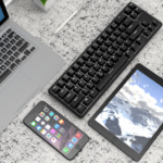 Black Jazz K680t Mini USB Wired Bluetooth Mechanical Keyboard Dual Mode Charging 68-Key Laptop Cross-Border