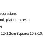 Nordic in wind transparent resin beach beach tea ceremony home accessories coffee tray decoration simple geometric ornaments