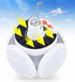 Solar LED2029 Football Lights Collapsible Bulb Lights Home Emergency Garden Lights Outdoor Night Market Stall Lights - Image 2