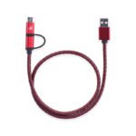 D8 2 in 1 Type-C Micro USB Data Cable for Android Huawei Mobile Phone High Quality Fast Charging - Image 2