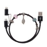 D8 2 in 1 Lightning Micro USB Data Cable for All Iphone Android Mobile Phone High Quality Fast Chargin PSC-0428 - Image 4