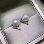 Retro style internet celebrity with the same style S925 silver Japanese freshwater pearl earrings fashion jewelry earrings one piece dropshipping - Image 9