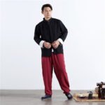 Improved Hanfu button linen shirt - Image 3