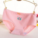 New women's underwear cotton printing underwear female mid-waist students cute butt-lifting cartoon girl briefs wholesale - Image 9