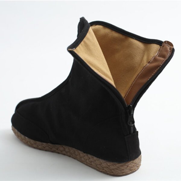 Hanfu accessories high-top zippered canvas shoes