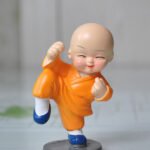 Kung Fu little monk car ornaments creative doll car accessories manufacturers car decoration small ornaments wholesale - Image 3