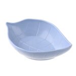 Wheat straw leaves small dish creative snack plate Japanese tableware vinegar dish soy sauce dish bone plate pickles dish - Image 4