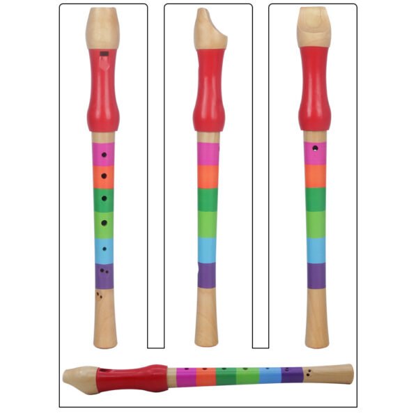 Wooden 8-hole high-pitched recorder flute professional musical instrument children's educational toys eight-hole recorder musical instrument wholesale