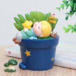 Cute fairy tale little prince flower pot creative desktop small flower pot landscape potted flower pot succulent flower pot wholesale - Image 2