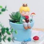 Cute fairy tale little prince flower pot creative desktop small flower pot landscape potted flower pot succulent flower pot wholesale - Image 4
