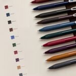 Retro color neutral pen students use push-type color water pen to make notes hand account special simple and good-looking color pen multicolor 0.5ins cold wind Morandi color stationery zebra retro pen