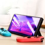 Biaz [paste damage guarantee] Nintendo switch tempered film Nintendo protective film full screen coverage anti-Blu-ray game console glass front film NS accessories - Image 7