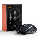 British Fick (INPHIC) PM6 wireless mouse rechargeable light sound mouse wireless gaming mouse computer desktop notebook 2.4G universal portable black - Image 8
