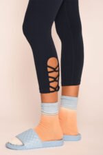 Second-Skin Feel Legging - Calf Cross Straps 25" - Image 5