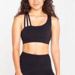 Asymmetrical Straps Sports Bra