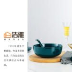 Haoya 6-piece set ceramic single tableware dish set home Japanese style net red ritual sense one person food bowl set - Image 5