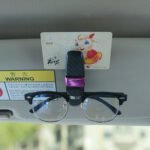 Shunwei carbon fiber car glasses frame sunglasses clip car card clip bill clip car supplies SD-1305