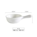 Wholesale color glaze seasoning ceramic handle dish soy sauce vinegar dish creative mini with handle discretionary small dish Japanese tableware - Image 9