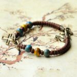 Ceramic Bracelet Retro Braided Bracelet Women's Adjustable Jewelry Creative Jewelry Stalls - Image 2