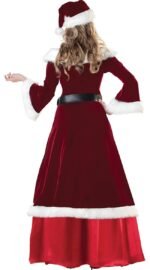 Plus size European and American Christmas costumes adult men and women Santa Claus Christmas dress Christmas couple costumes - Image 4