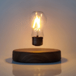 Magnetic levitation light bulb night light