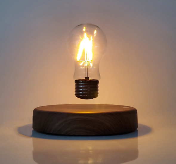 Magnetic levitation light bulb night light