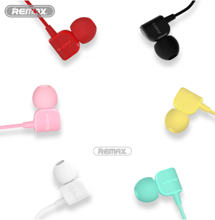 REMAX / Rui Liang wired mobile phone headset with microphone / wire-controlled headset in-ear headphones wholesale RB-502