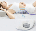 Factory 3D lumbar pillow sleeping bed lumbar pad lumbar lumbar disc breathable lumbar support cushion pregnant women sleeping lumbar support - Image 2