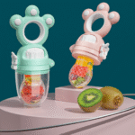 MISUTA baby food bite bag fruit and vegetable music baby teether eat fruit food supplement silicone molar stick