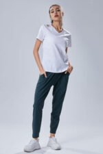 Women's Cool Cotton V-Neck Short Sleeve T-Shirt - Image 2