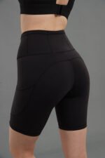 High-Waist Biker Short With Pockets - Image 2