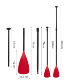 Aluminum alloy paddle retractable - Image 2