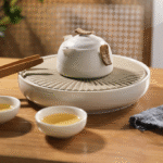 Simple Japanese tea set