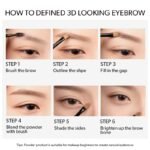 Perfect Diary Eyebrow Kit 4 Color Eye Brow Powder Pressed Waterproof Long Lasting Tint Eyebrow Powder - Image 4