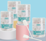 Dora Dobu baby mouth cleaner baby tongue coating gauze toothbrush newborn milk toothbrush 30 packs 6255 - Image 3